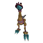 Riding MechaStrider (Purple) In 3D